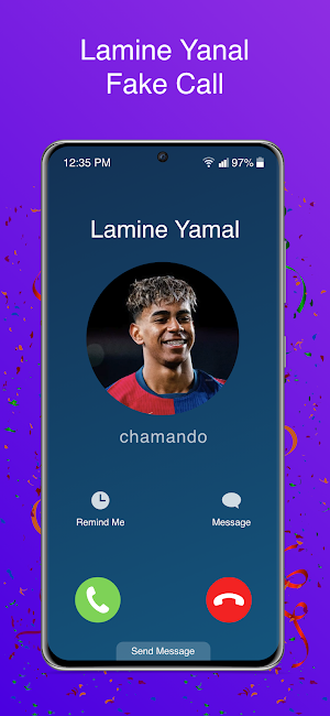 Lamine Yamal Fake Video Call Screenshot 0