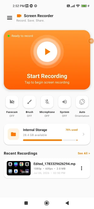 Screen Recorder Screenshot 3