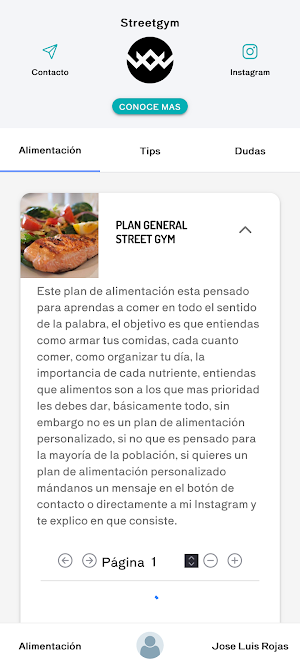 Street Gym Personal Program Screenshot 3
