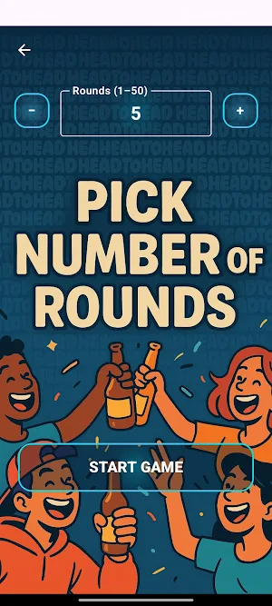 HeadtoHead-Party Drinking Game Screenshot 2