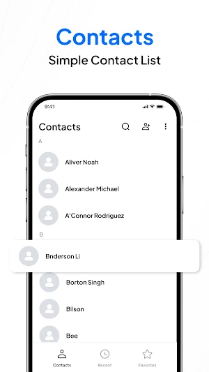 Contacts Screenshot 3