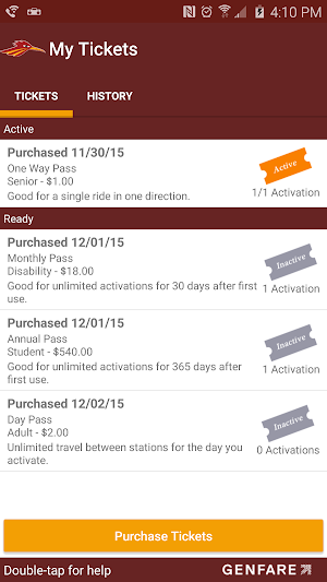 Rio Metro Ticketing Screenshot 1