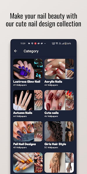 Lustrous Glow Nail Art Design Screenshot 3