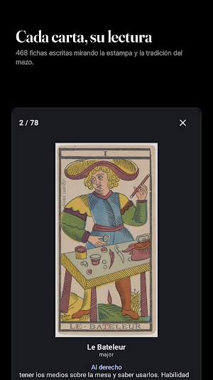 Bateleur: Tarot conversacional Screenshot 3