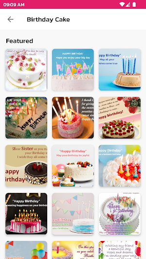 Birthday Cake & Wishing Card Screenshot 0