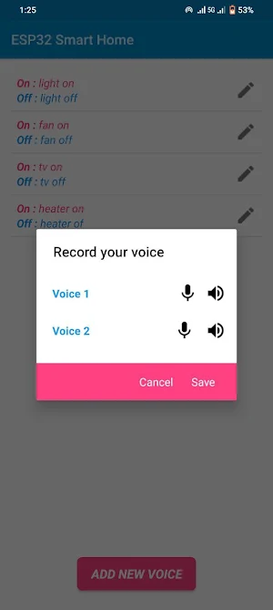 ESP32 Smart Home Screenshot 2