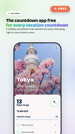 Vacation Countdown Free Screenshot 0