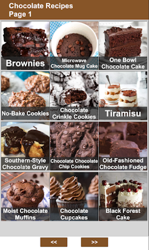 120 Chocolate Recipes Screenshot 0