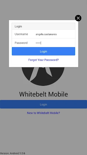 Whitebelt Mobile Screenshot 0