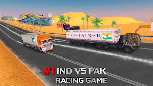 India Vs Pakistan Cargo Truck Racing Screenshot 3