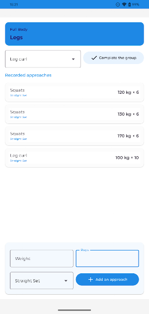 TrainIQ –  Workout Tracker Screenshot 1