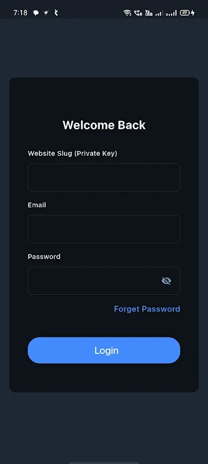 Nexamenu Admin Screenshot 0