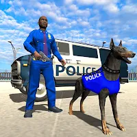 Police Dog: 3D Transport Truck