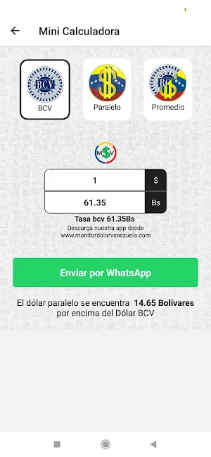 Dólar Al Cambio Venezuela Screenshot 1