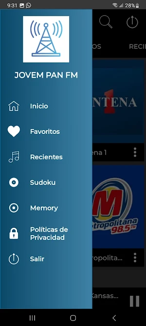 Jovem Pan Fm Sao Paulo ao Vivo Screenshot 1