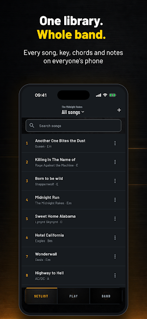 BandSync: Chords & Setlists Screenshot 1