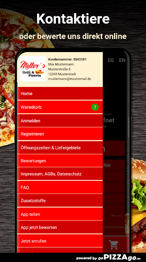 Mellers Grill - Pizzeria Heins Screenshot 2