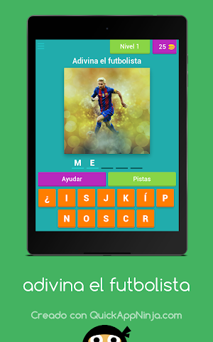 Adivina el futbolista Screenshot 0