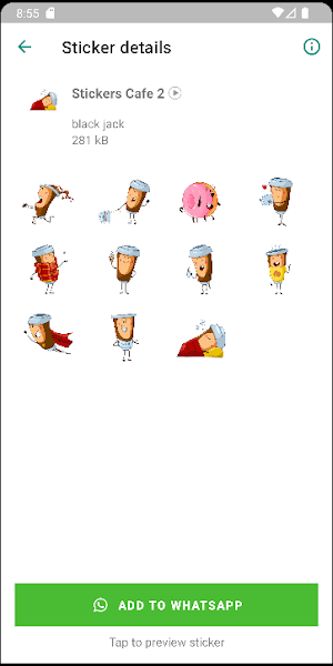 Stickers de Cafe Screenshot 2
