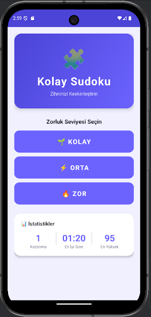 Kolay Sudoku - Zeka Oyunu Screenshot 0
