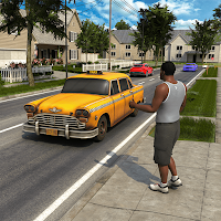 Real Taxi Driving: Taxi Games