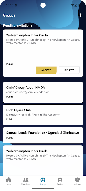 Samuel Social Screenshot 1