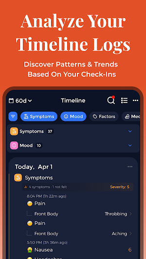 Pain Tracker Screenshot 2