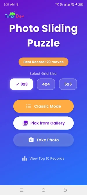Photo Sliding Puzzle Screenshot 3