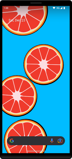 Grapefruits Live Wallpaper Screenshot 1