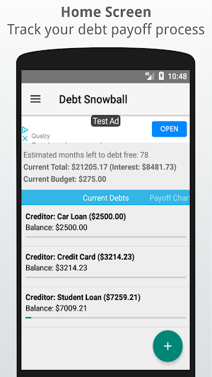 Debt Snowball Screenshot 0