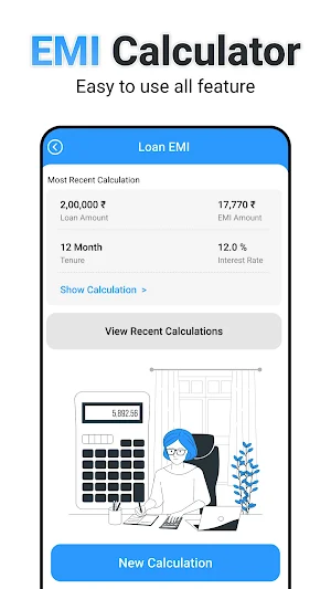EMI Calculator - Loan Planner Screenshot 2