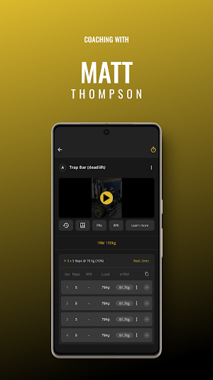 MT's Training App Screenshot 3