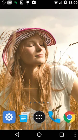 natural girl wallpaper Screenshot 1