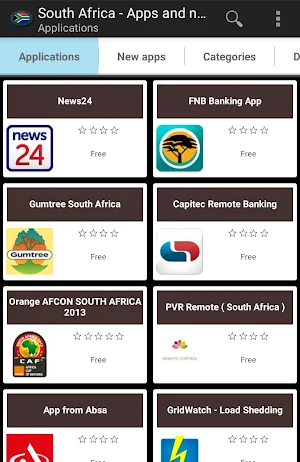 South African apps Screenshot 0