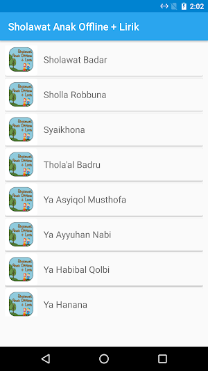 Sholawat Nabi Anak + Lirik Screenshot 2