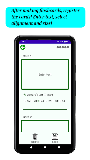 App to make flashcards Screenshot 1