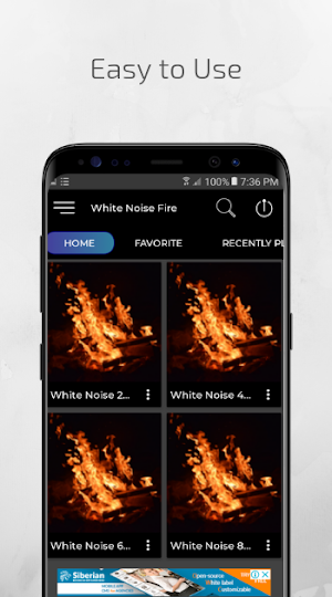 White Noise Fire Sleep Screenshot 1