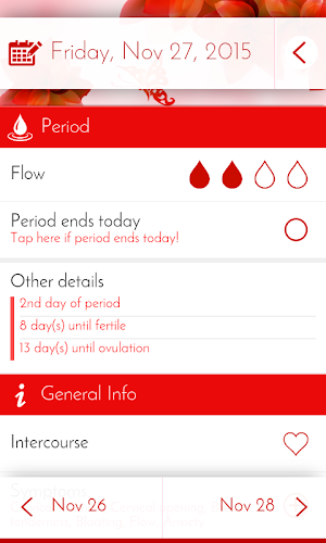 Period Tracker & Diary screenshot 2