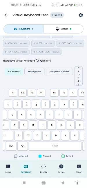 USB Keyboard Tester Screenshot 3