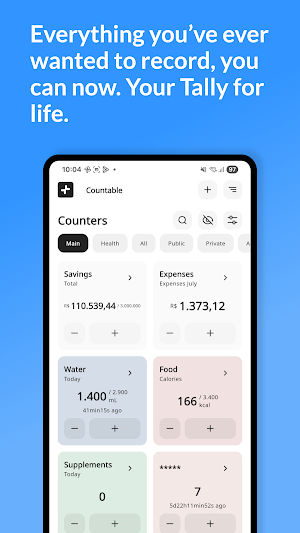 Countable: Your life Tally Screenshot 0