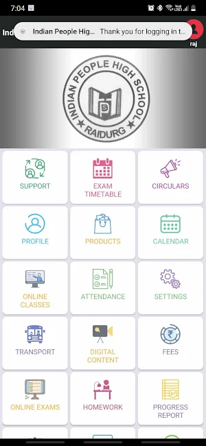 Indian people high school Parent App Screenshot 3