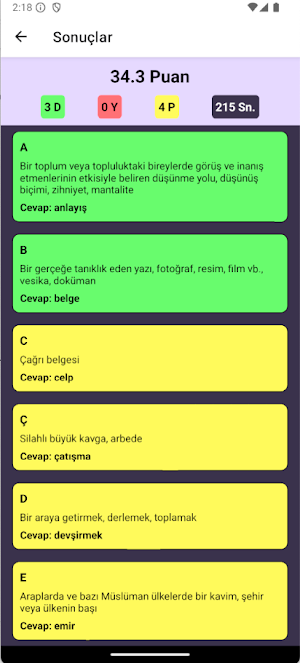 Passaparola Genel Kültür Screenshot 2