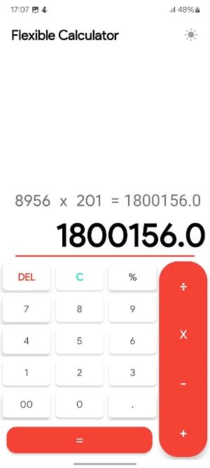 Flexible Calculator Screenshot 2