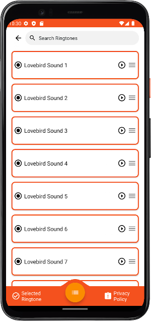 Lovebird Sounds Screenshot 2