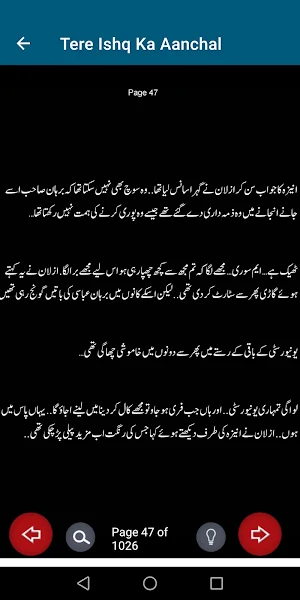 Tere Ishq Ka Aanchal Urdu Novl Screenshot 3