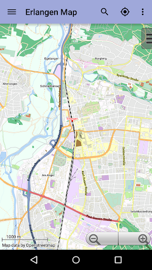 Erlangen Offline City Map Screenshot 0
