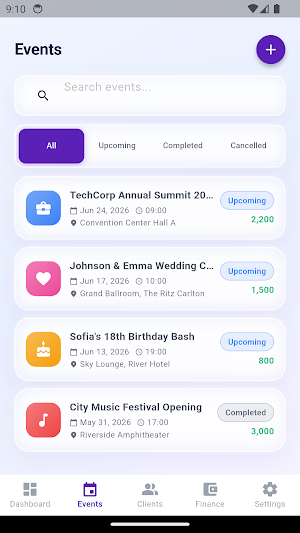 EventCue Screenshot 1