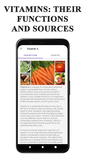 Vitamins: Sources, Health Tips Screenshot 2