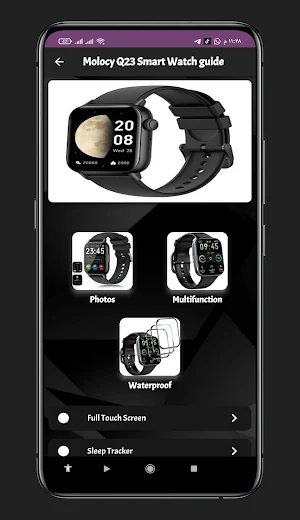 Molocy Q23 Smart Watch guide Screenshot 3