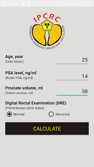 IPCRC (Prostate Ca Calculator) Screenshot 2